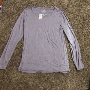 Light Purple Long Sleeve Top